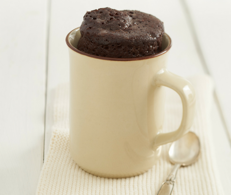 Four Ingredient Chocolate Mug Cake